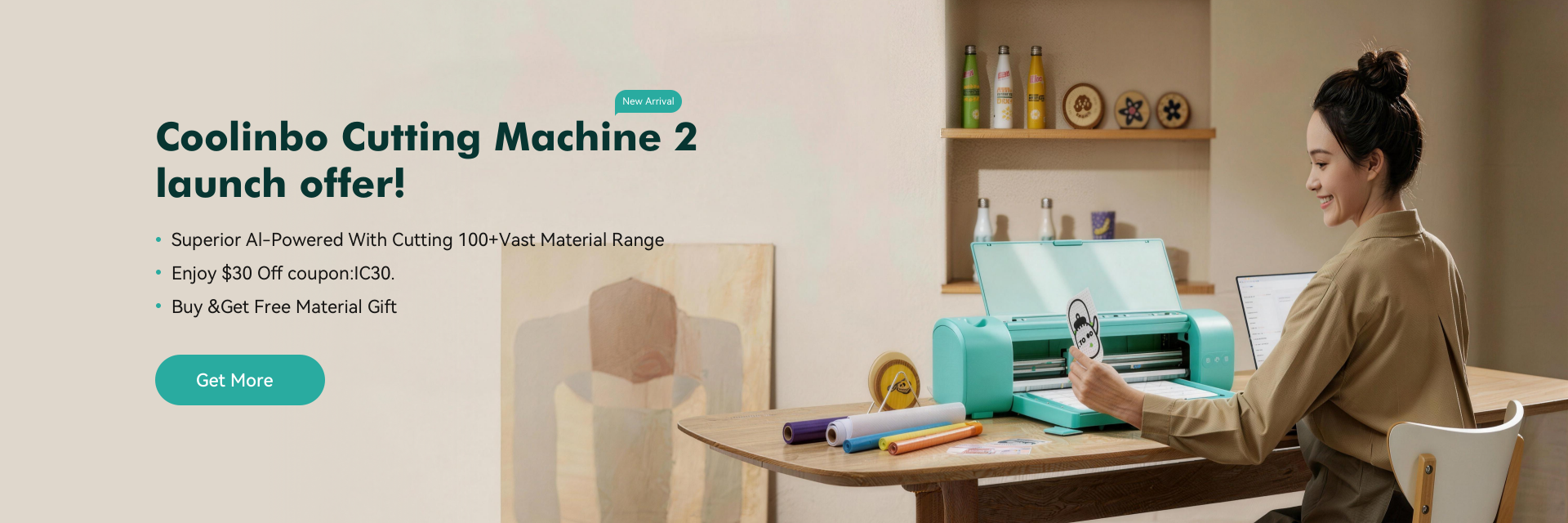 Coolinbo Cutting Machine 2 launch offer!